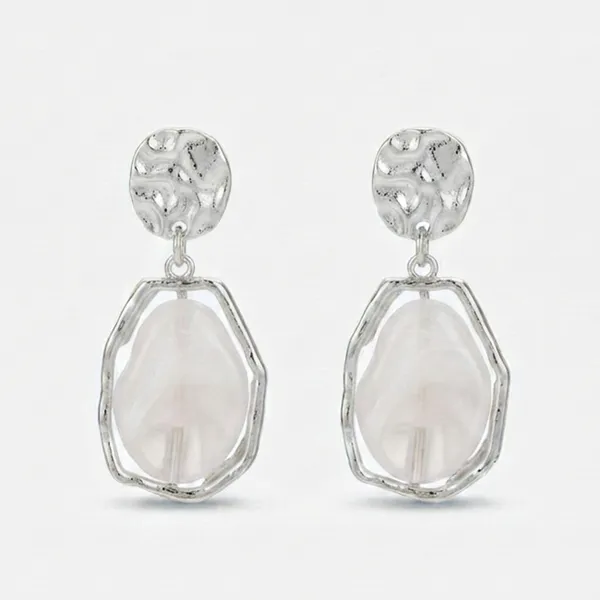 The99jewel_Trendy_Ethnic_White_Marble_Rasin_Dangler_Earrings_For_Women_Wedding_Festive_Wear_Jewellery_Silver