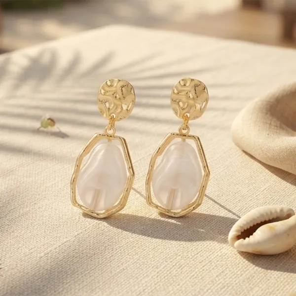 The99jewel_Trendy_Ethnic_White_Marble_Rasin_Dangler_Earrings_For_Women_Wedding_Festive_Wear_Jewellery_Gold