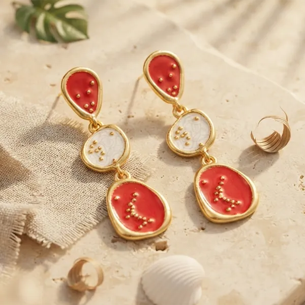 The99jewel_Beautiful_Gold_Plated_Rasin_Stone_Long_Dangler_Earrings_For_Women_Trendy_Ethnic_Jewellery_Red
