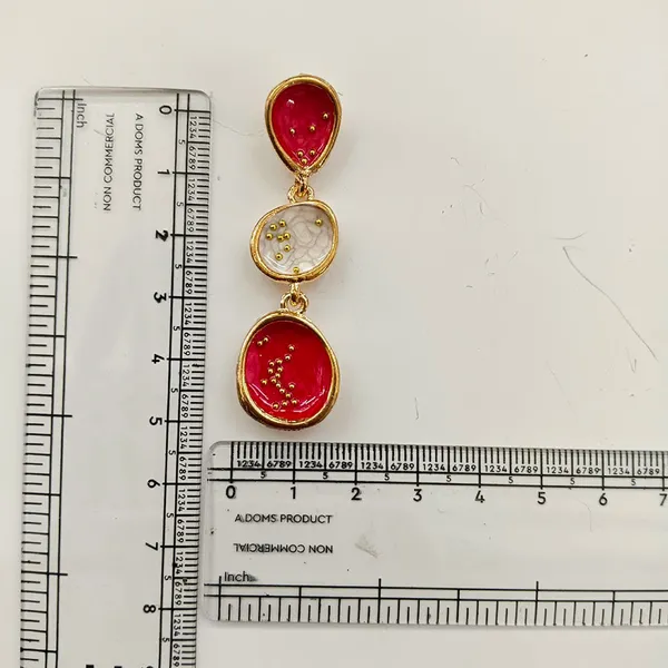 The99jewel_Beautiful_Gold_Plated_Rasin_Stone_Long_Dangler_Earrings_For_Women_Trendy_Ethnic_Jewellery_Red