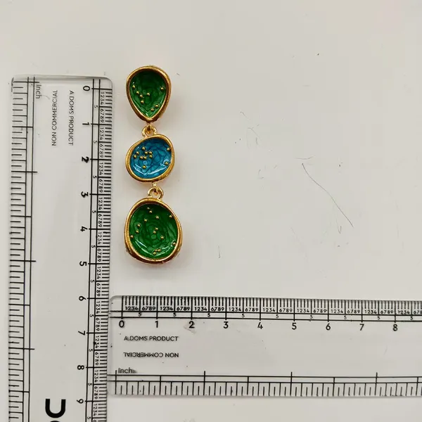 The99jewel_Beautiful_Gold_Plated_Rasin_Stone_Long_Dangler_Earrings_For_Women_Trendy_Ethnic_Jewellery_Multi