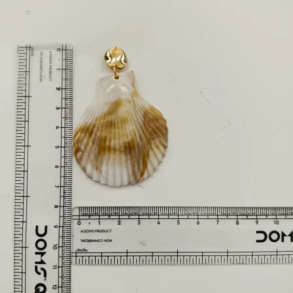 The99jewel_Gorgeous_Shell_Drop_Dangler_Earrings_For_Women_Stylish_Beach_Festive_Fashion_Jewellery_Cream