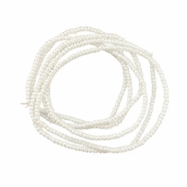 The99jewel_Trendy_White_Strand_Seed_Bead_Bracelet_Combo_Set_Of_6_For_Women_White