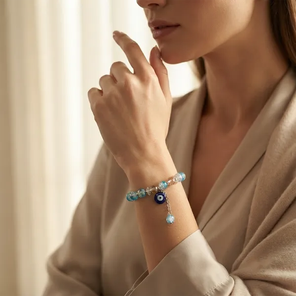The99jewel_Crystal_Gemstone_Beaded_Bracelet_With_Evil_Eye_Charm_For_Women_Light_Blue