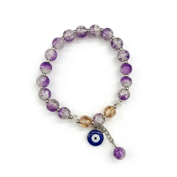 The99jewel_Crystal_Gemstone_Beaded_Bracelet_With_Evil_Eye_Charm_For_Women_Purple