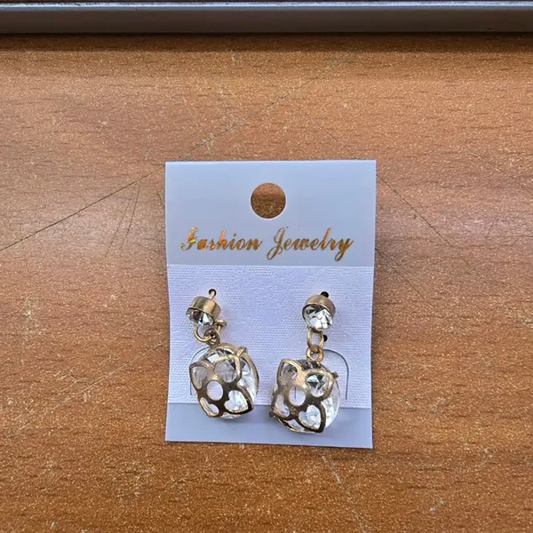 The99jewel_Gold_Plated_Crystal_Stone_Star_Motif_Earrings_For_Women_Stylish_Fashion_Jewellery_Gold