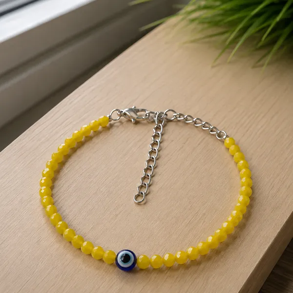 The99jewel_Adjustable_Rodellan_Beaded_Bracelet_With_Evil_Eye_Charm_For_Women_Girls_Yellow