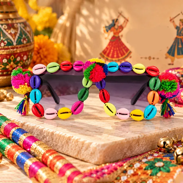 The99jewel_Navratri_Special_Handmade_Sunglasses_For_Women_Girls_Stylish_Garba_Night_Accessory_Multi