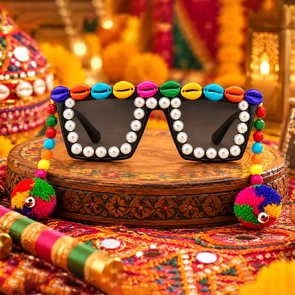 The99jewel_Navratri_Special_Handmade_Sunglasses_For_Women_Girls_Stylish_Garba_Night_Accessory_Multi