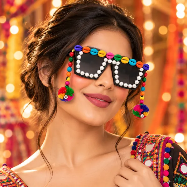 The99jewel_Navratri_Special_Handmade_Sunglasses_For_Women_Girls_Stylish_Garba_Night_Accessory_Multi