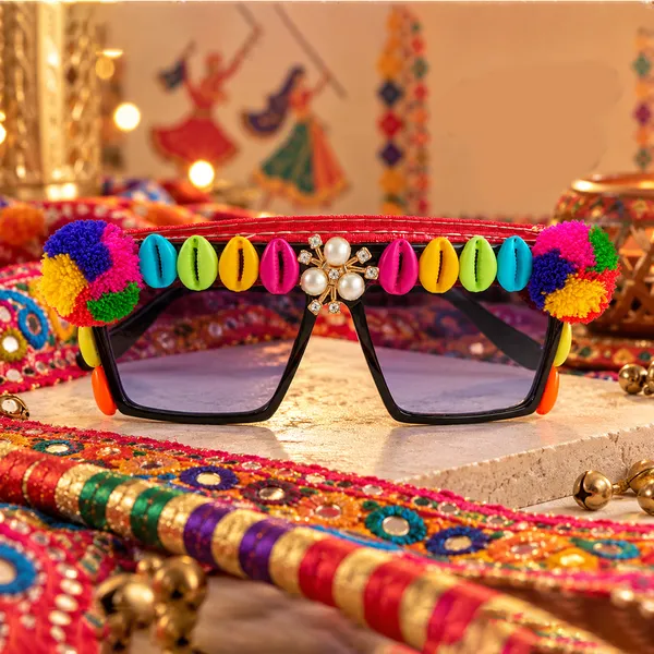 The99jewel_Navratri_Special_Handmade_Sunglasses_For_Women_Girls_Stylish_Garba_Night_Accessory_Multi