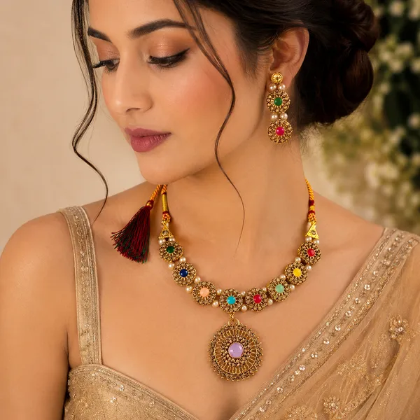 The99jewel_Beautiful_Crystal_Austrian_Stone_Jewellery_Set_For_Women_Festive_Special_Occasions_Multi