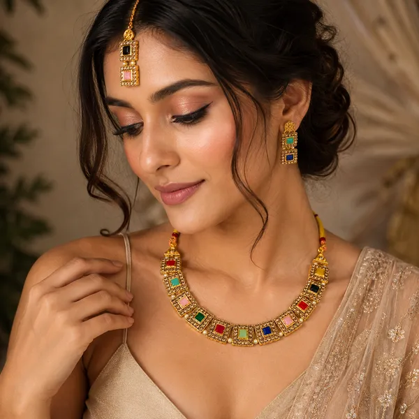 The99jewel_Beautiful_Crystal_Austrian_Stone_Jewellery_Set_For_Women_Festive_Special_Occasions_Multi