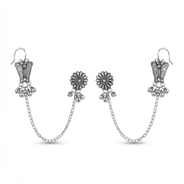 The99jewel_Stylish_Oxidised_Ear_Cuffs_With_Butterfly_Motif_For_Women_Traditional_Fashion_Jewellery_Oxidised