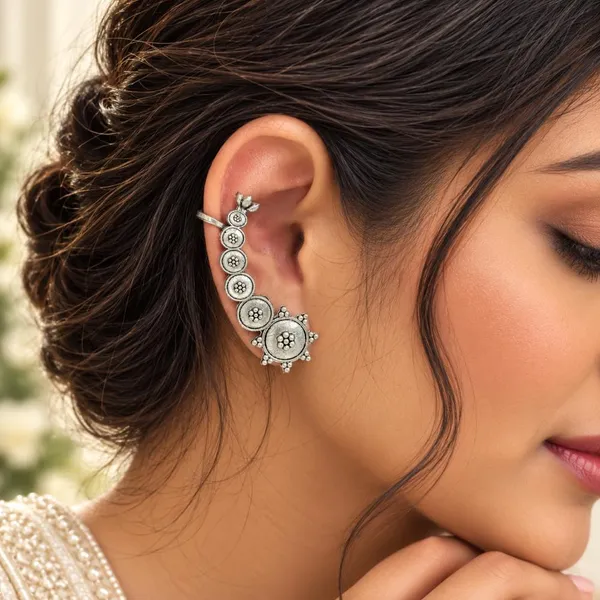 The99jewel_Stylish_Oxidised_Ear_Cuffs_For_Women_Traditional_Fashion_Jewellery_Oxidised