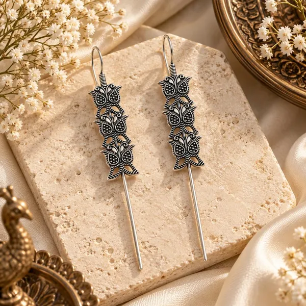 The99jewel_Stylish_Oxidised_Ear_Cuffs_With_Butterfly_Motif_For_Women_Traditional_Fashion_Jewellery_Oxidised