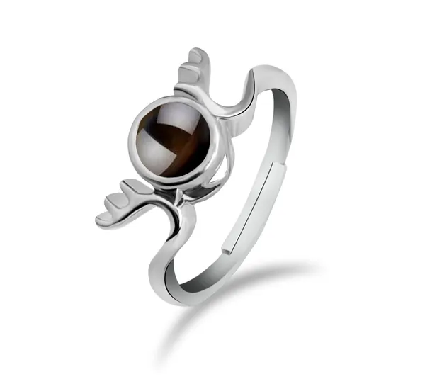 The99jewel_Silver_Plated_100_Language_I_Love_You_Stylish_Adjustable_Ring_Silver