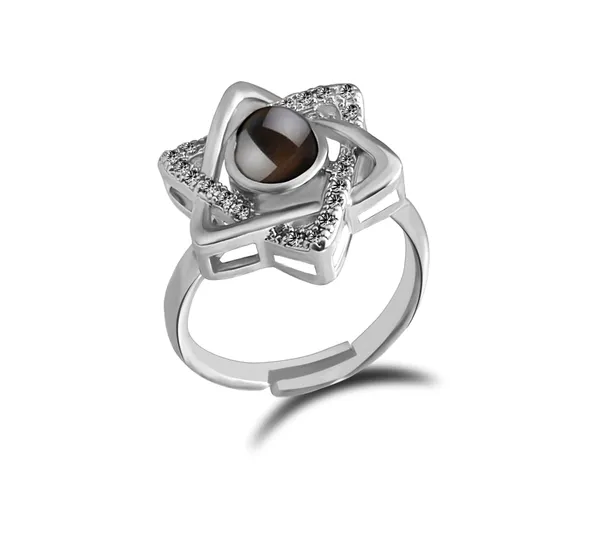The99jewel_Silver_Plated_100_Language_I_Love_You_Stylish_Adjustable_Ring_Silver