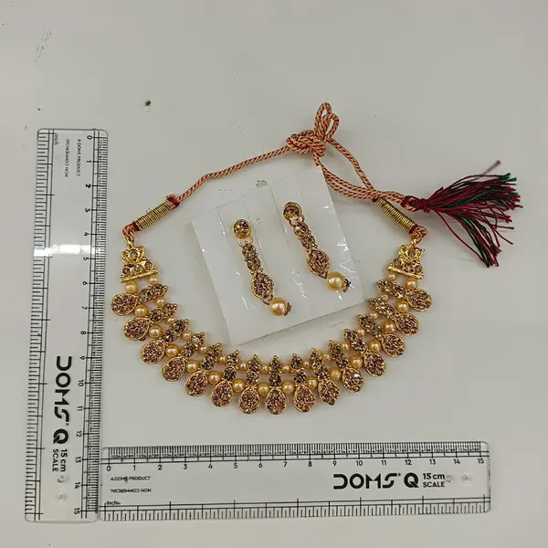 The99jewel_Gold_Plated_Pearl_Crystal_Necklace_Set_For_Women_Traditional_Jewellery_Lct
