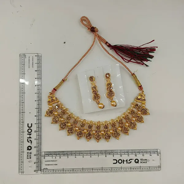 The99jewel_Gold_Plated_Pearl_Crystal_Necklace_Set_For_Women_Traditional_Jewellery_Lct