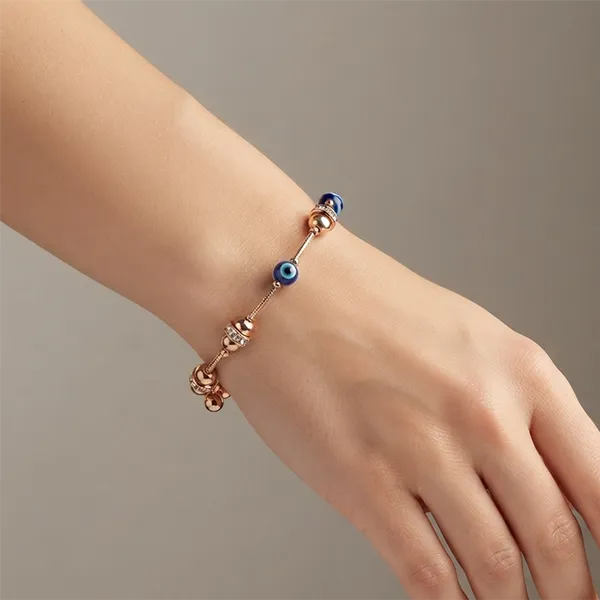 The99jewel_Rose_Gold_Tone_Round_Shape_Evil_Eye_Adjustable_Bracelet_For_Women_Rose_Gold