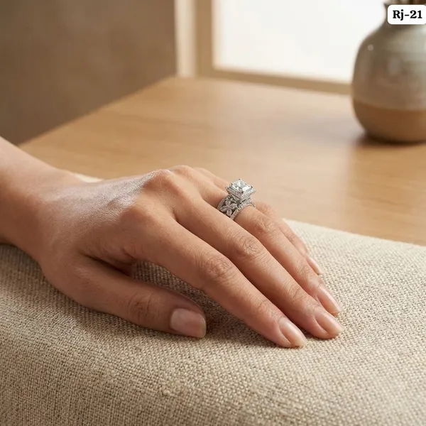 Elegant_Rectangular_Crystal_Engagement_Ring_With_Pave_Band