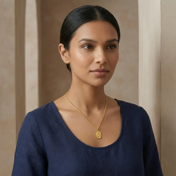 Scarab_Beetle_Gold_Pendant_Necklace_With_Delicate_Chain