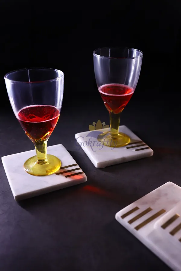 White_Premium_Marble_With_Brass_Inlay_Coasters_Set_For_Home_Decor_(Pack_Of_4)