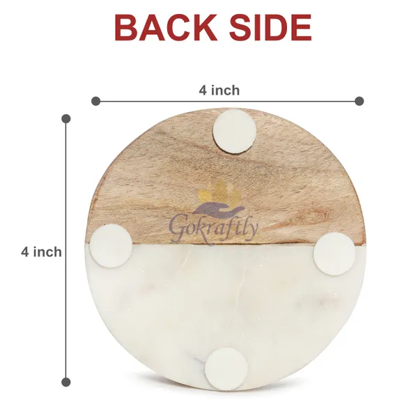 White_And_Brown_Premium_Marble_With_Wooden_Base_Coasters_Set_For_Home_Decor_(Pack_Of_4)