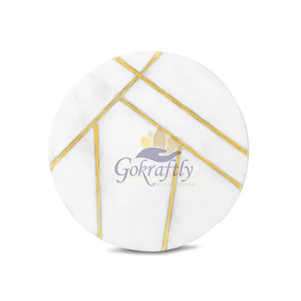 White_Premium_Marble_With_Brass_Inlay_Coasters_Set_For_Home_Decor_(Pack_Of_4)