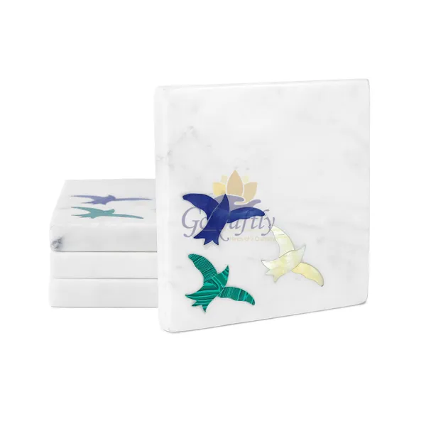 Bird_Inlay_Luxury_Marble_Coasters_Set_For_Home_Decor_(Pack_Of_4)_-__Multicolor