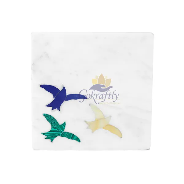 Bird_Inlay_Luxury_Marble_Coasters_Set_For_Home_Decor_(Pack_Of_4)_-__Multicolor