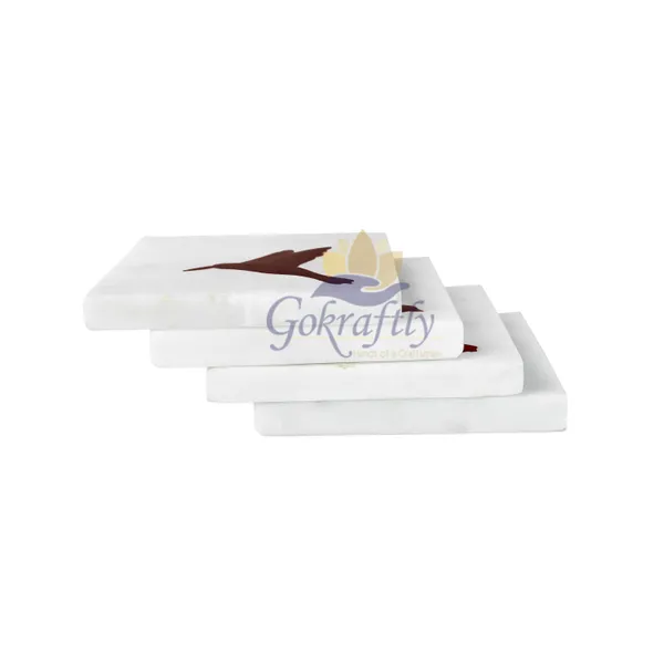 Bird_Inlay_White_Premium_Natural_Marble_With_Multicolor_Design_Coasters_Set_For_Home_Decor_(Pack_Of_4)