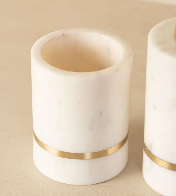 White_Premium_Marble_With_Brass_Inlay_Bathroom_Accessory_Set_For_Home_Decor