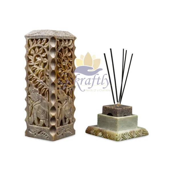 Gold_Premium_Soapstone_Marble_With_Handcrafted_Incense_Stick_Holder_For_Home_Decor