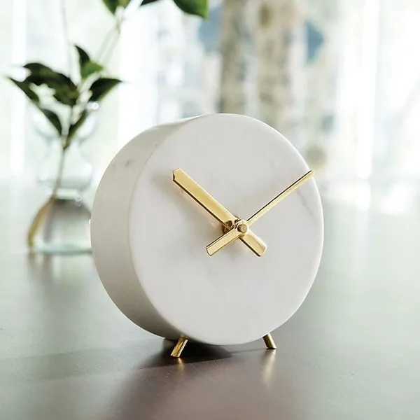 Marble_Table_Clock_With_Metal_Stand_-_White_Premium_Marble_For_Home_Decor