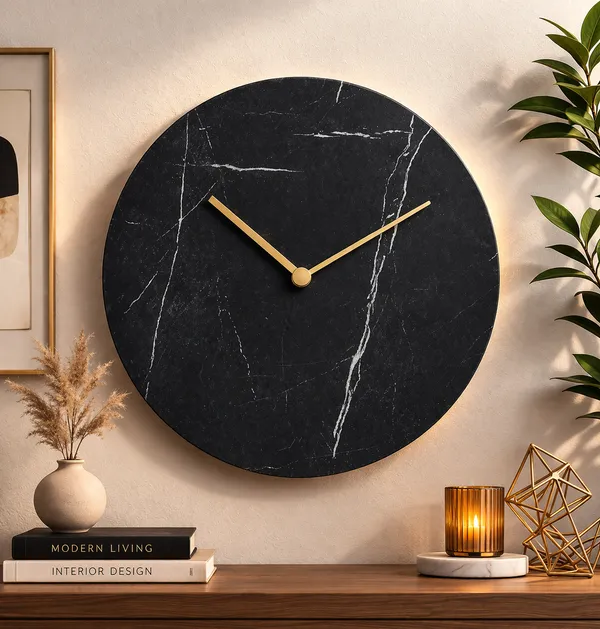 Black_Premium_Natural_Marble_Wall_Clock_For_Home_Decor_-_Best_Seller_Luxury_Watch
