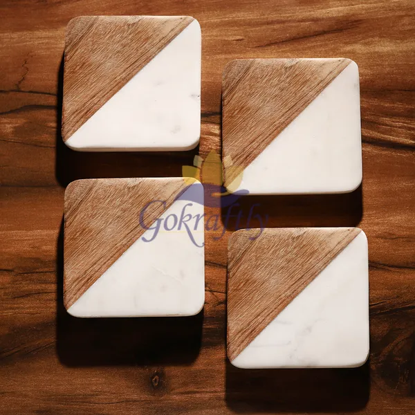 Brown_Premium_Marble_With_Wooden_Base_Coasters_Set_For_Home_Decor_(Pack_Of_4)