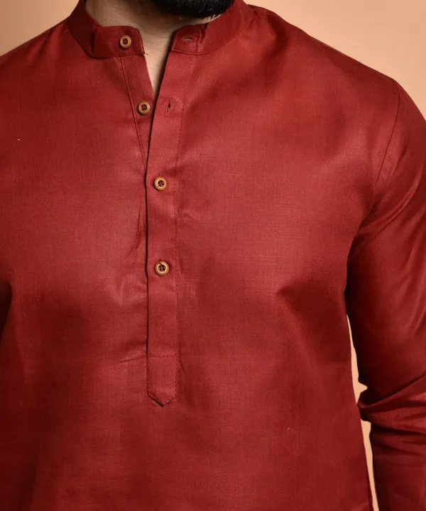 Men's_Brown_Silk_Kurta_-_Traditional_Ethnic_Wear