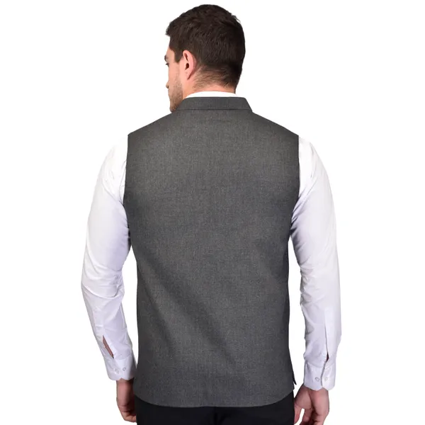 Men's_Grey_Linen_Nehru_Jacket_With_Pocket_Square