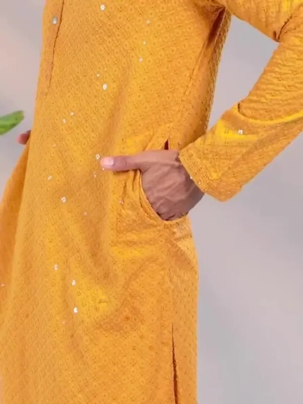 Men's_Yellow_Embroidered_Kurta_-_Festive_Ethnic_Wear