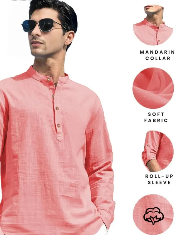 Men's_Pink_Linen_Shirt_-_Full_Sleeve_Casual_Shirt