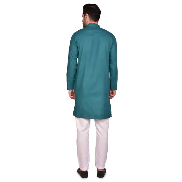 Men's_Teal_Green_Kurta_Pajama_Set_-_Traditional_Ethnic_Wear