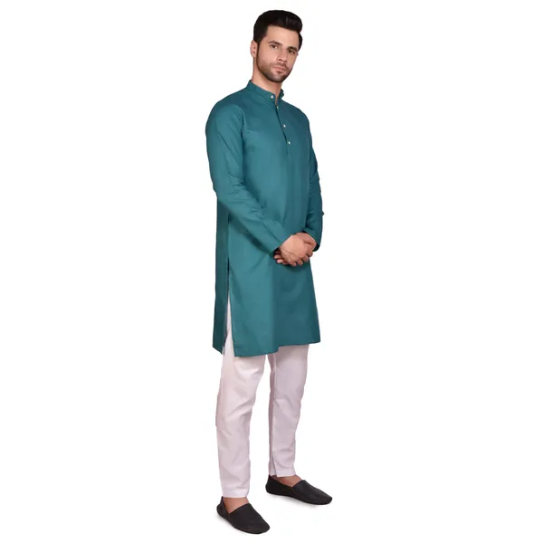 Men's_Teal_Green_Kurta_Pajama_Set_-_Traditional_Ethnic_Wear