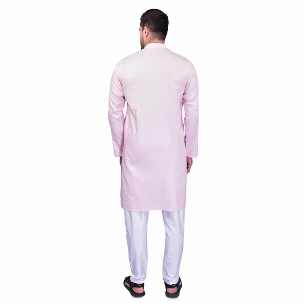 Men's_Light_Pink_Cotton_Kurta_Pajama_Set_-_Traditional_Ethnic_Wear
