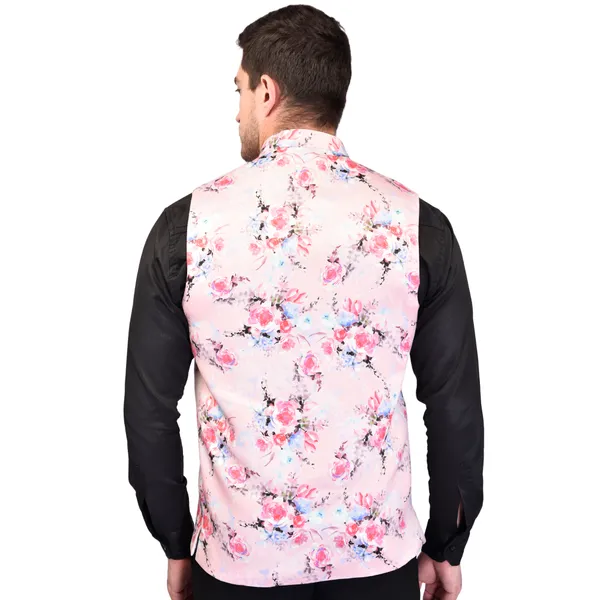 Pink_Floral_Printed_Nehru_Jacket_With_Asymmetric_Cut