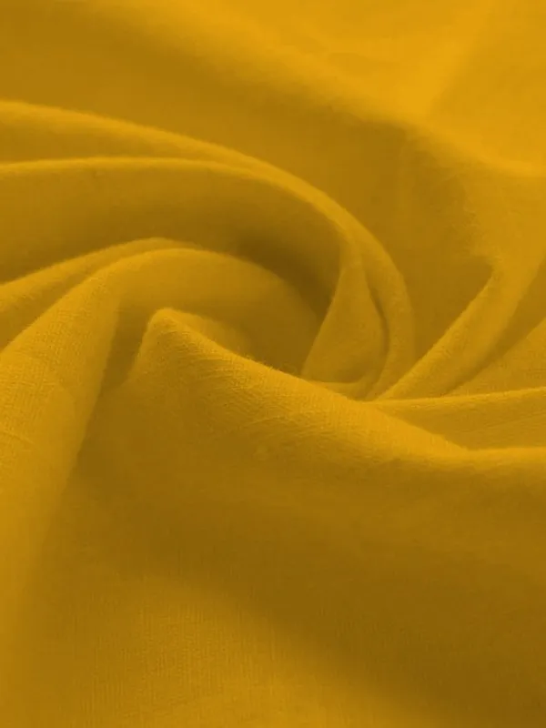 Men's_Yellow_Cotton_Linen_Long_Sleeve_Shirt