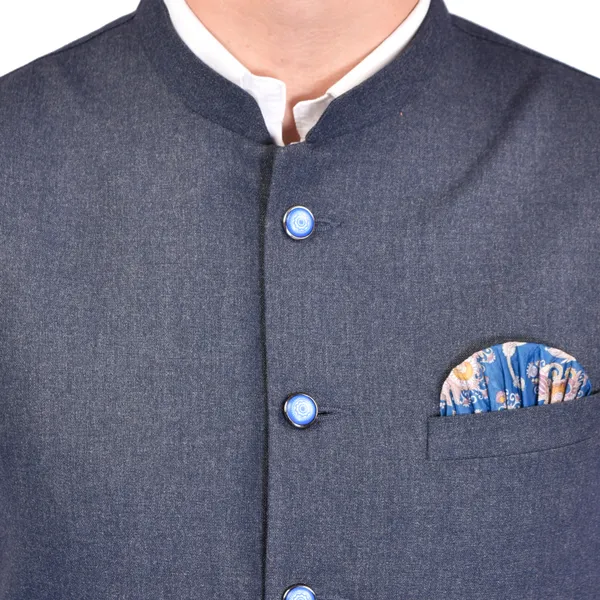 Men's_Navy_Blue_Nehru_Jacket_With_Pocket_Square