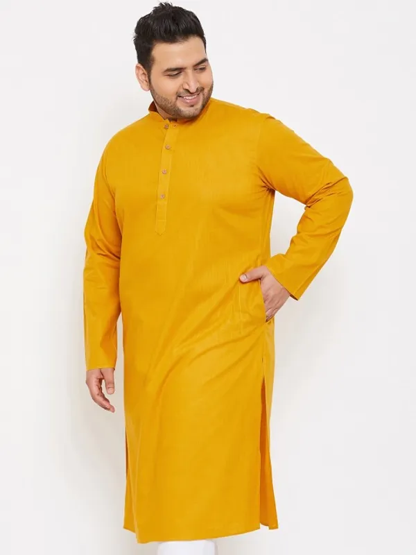 Men's_Mustard_Yellow_Cotton_Kurta_-_Traditional_Ethnic_Wear