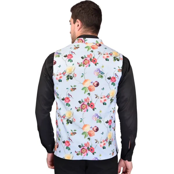 Men's_Light_Blue_Floral_Print_Nehru_Jacket_With_Black_Sleeves